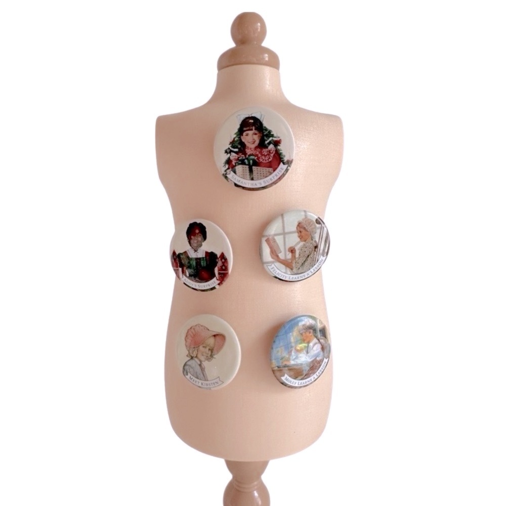 Vintage American Girl 5 Collector Pins